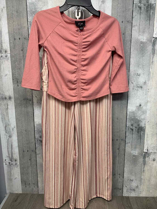 Size Medium Pink/Ivory B Brand Shirt/Pants