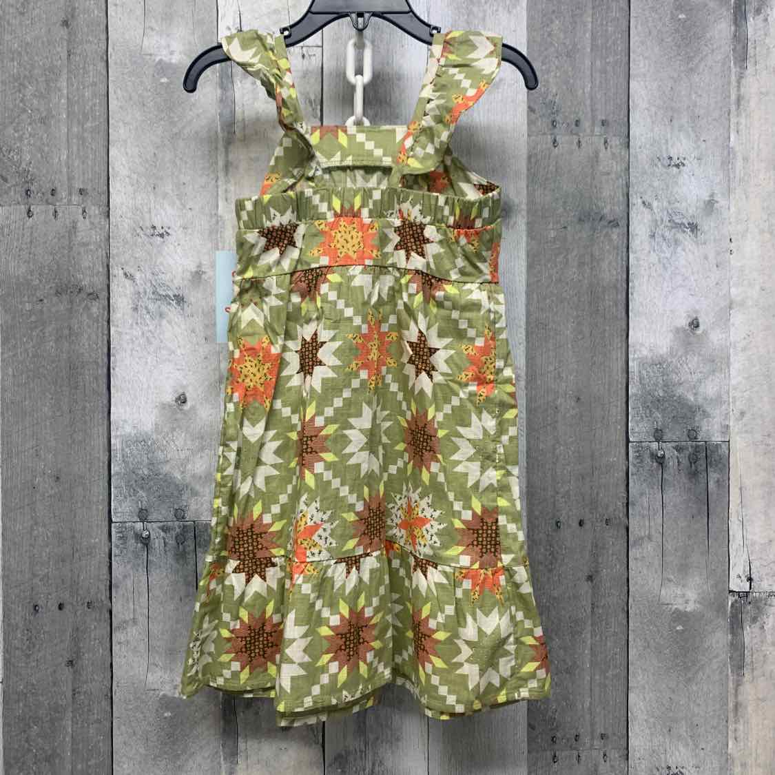 Size 2T Green/Orange Cat & Jack Dress - OodlesCB