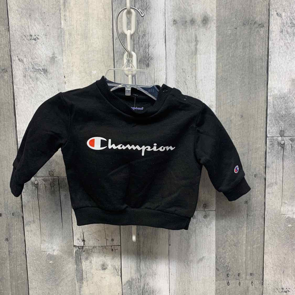 Size 3 Months Black Champion Pull Over