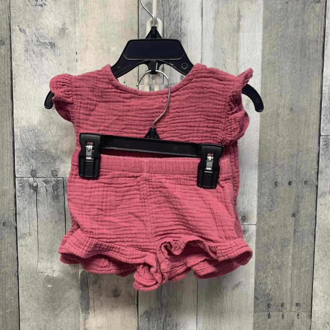 Size 12 Months Pink Cat & Jack Shirt/Shorts