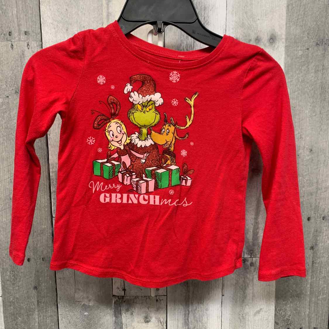 Size 4T Red Graphic Jumping Beans Long Sleeve Shirt