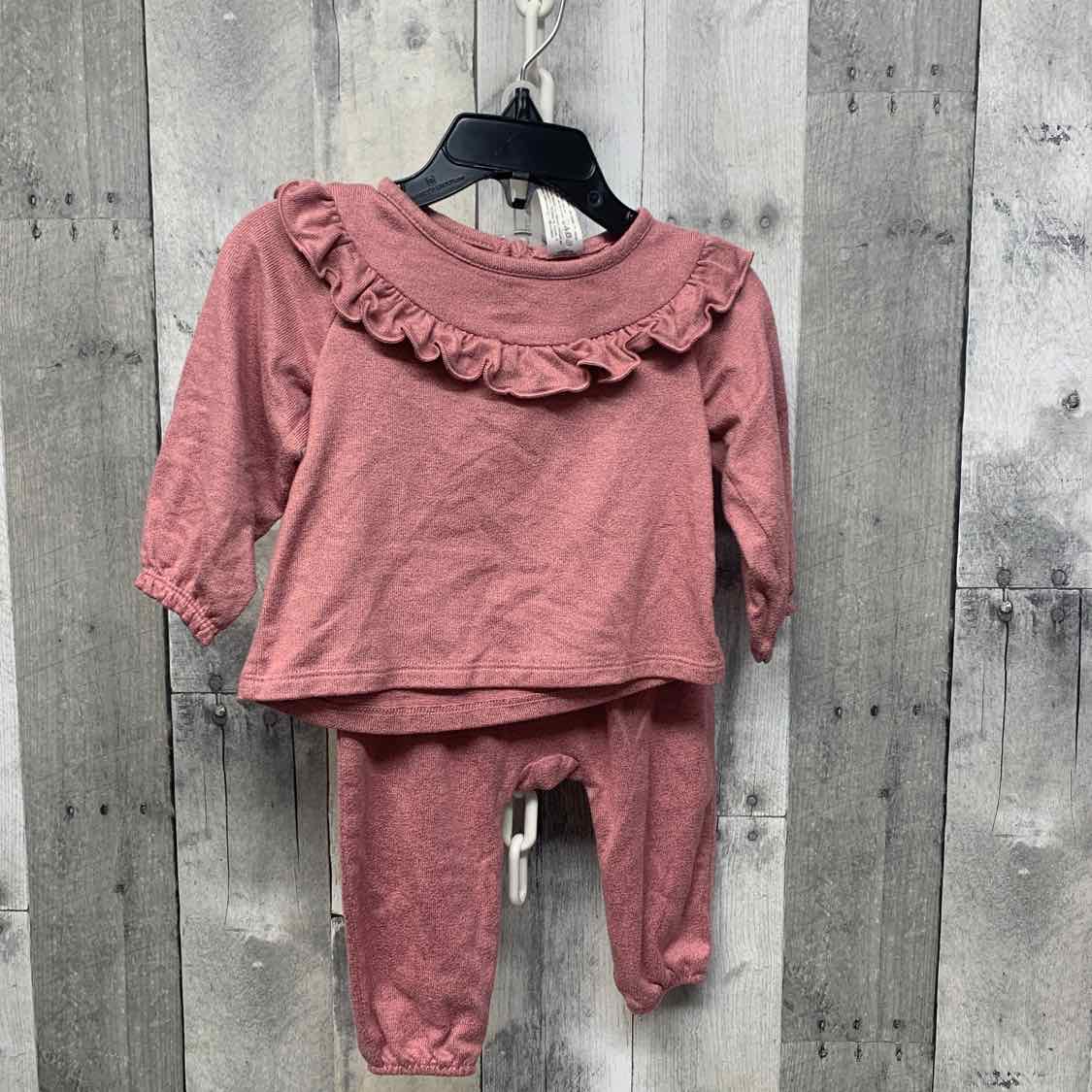 Size 6-9 Months Pink Modern Moments by Gerber Shirt/Pants