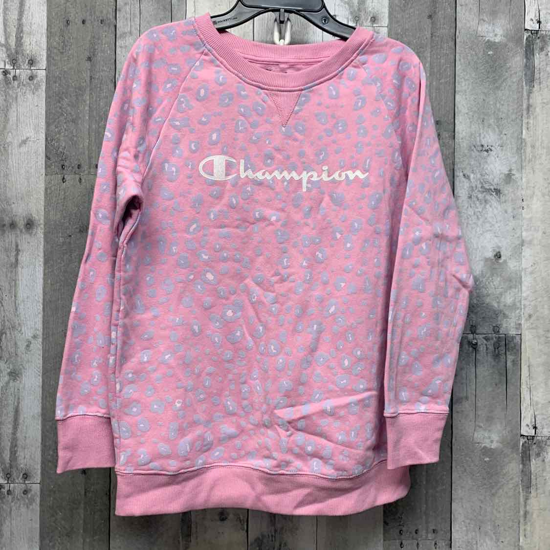 Size XLarge Pink Print Champion Sweat Shirt