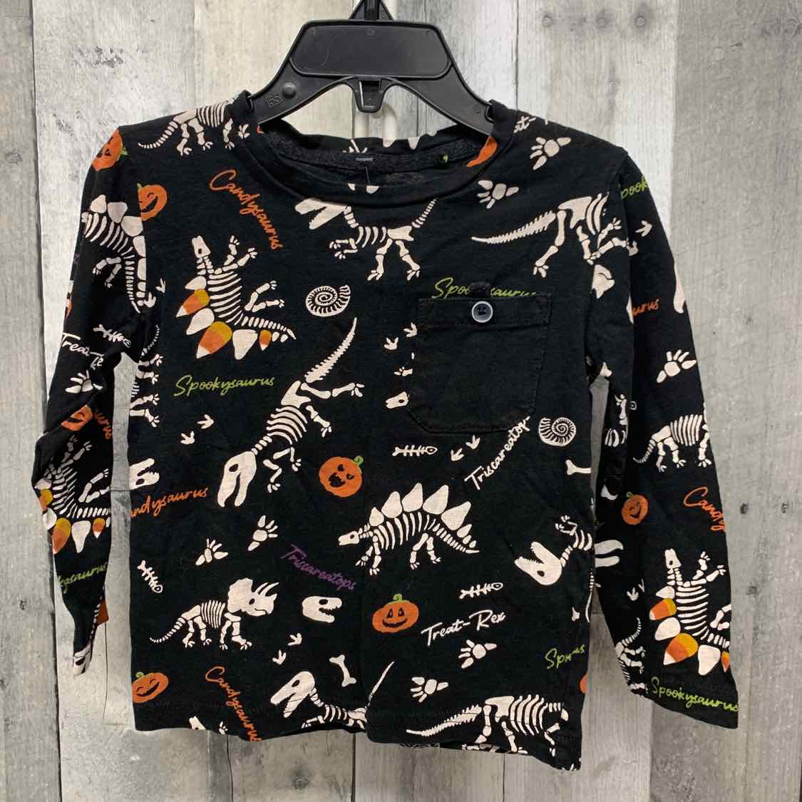 Size 2T Black Print B Brand Long Sleeve Shirt