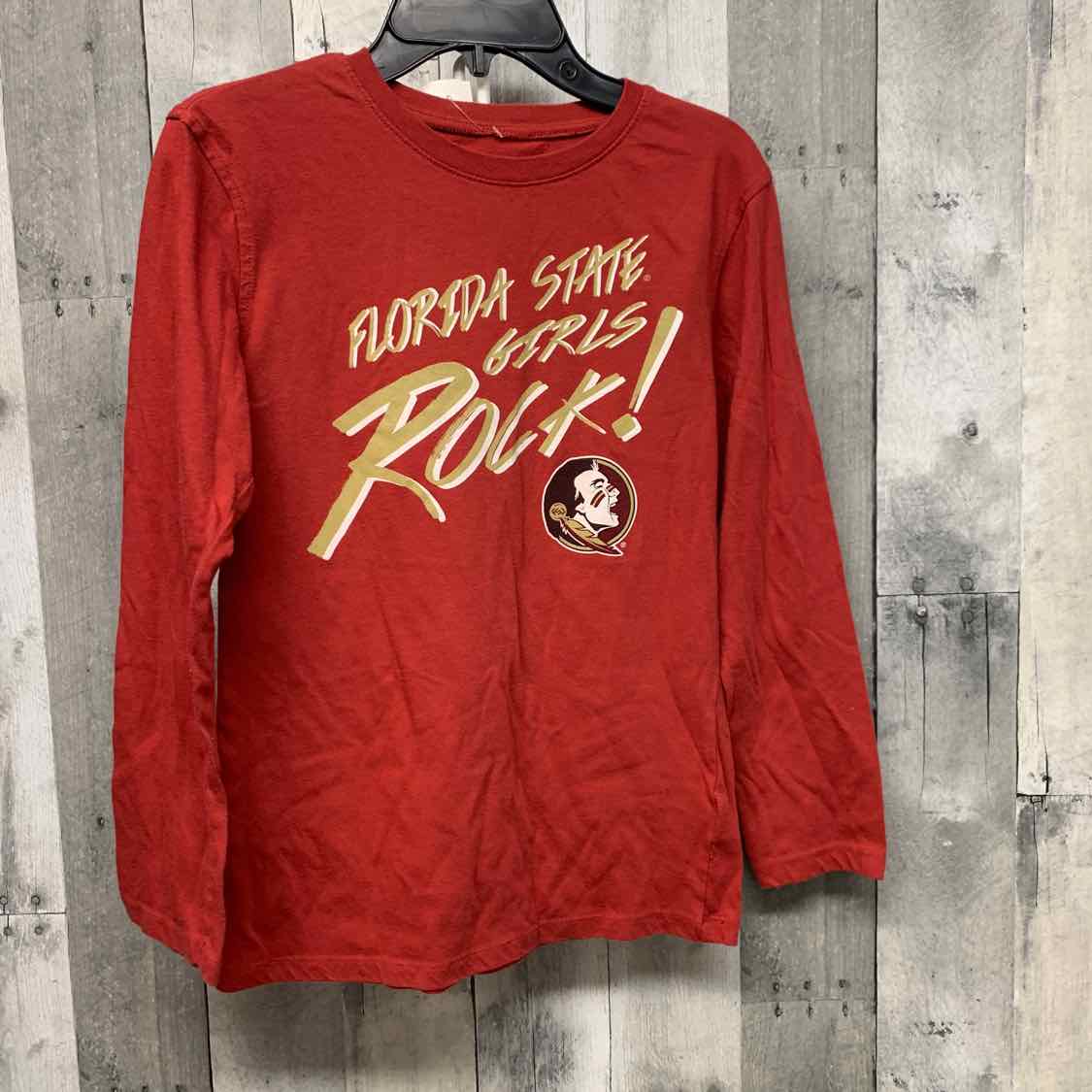 Size 14 Red Graphic Mid Brand Long Sleeve Shirt