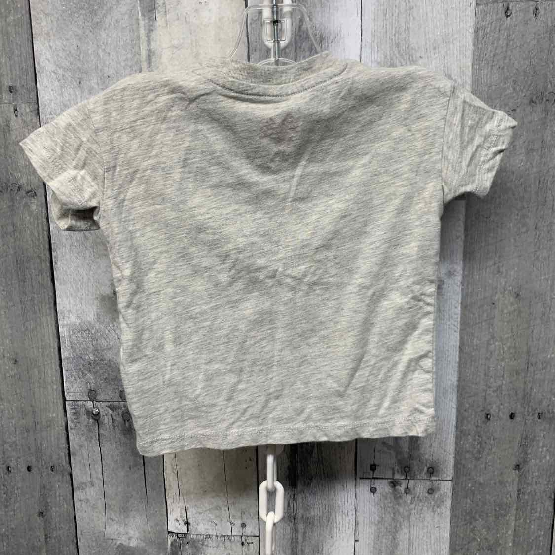 Size 12 Months Gray Graphic Barbie T Shirt