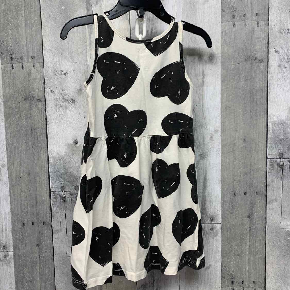 Size 3/4 White/Black H&M Dress - Knit