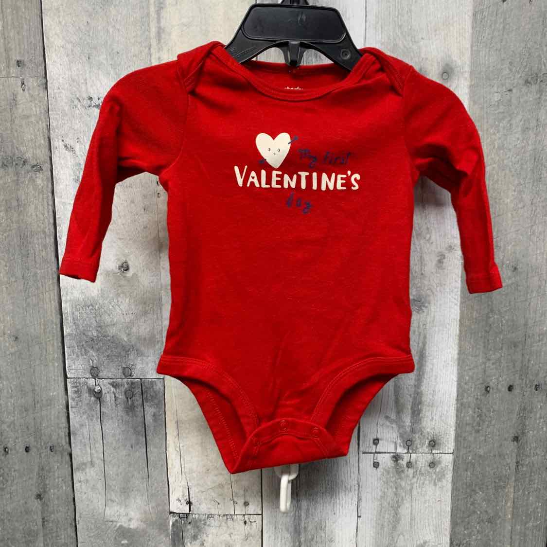 Size 6 Months Red Carter's Bodysuit