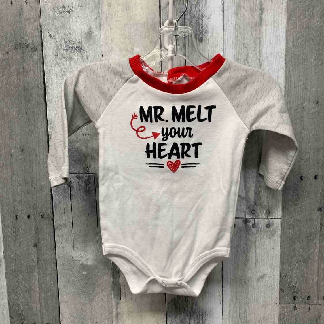 Size 9 Months White Graphic Baby Starters Bodysuit