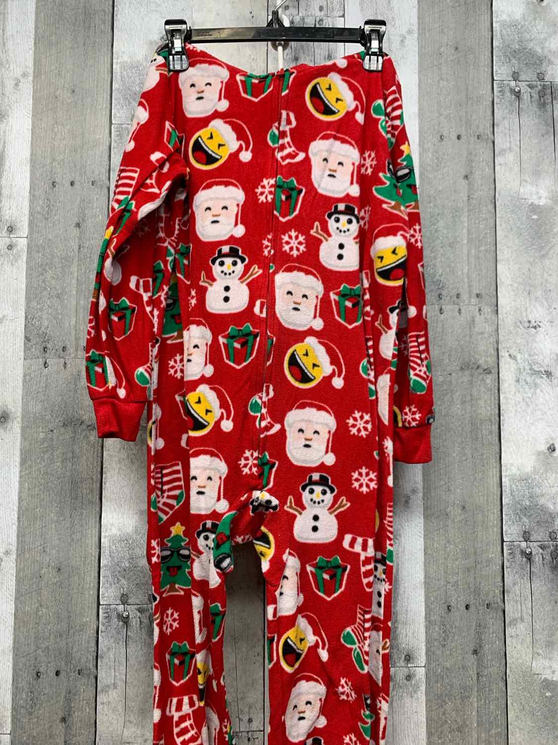 Size 7/8 Red Print Children's Place Footy PJs