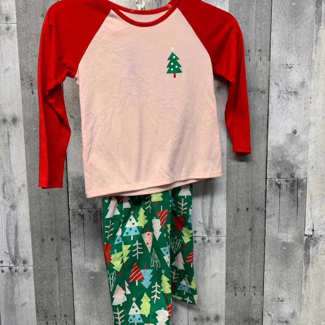 Size 4/5 Green/Red Cat & Jack 2pc PJs