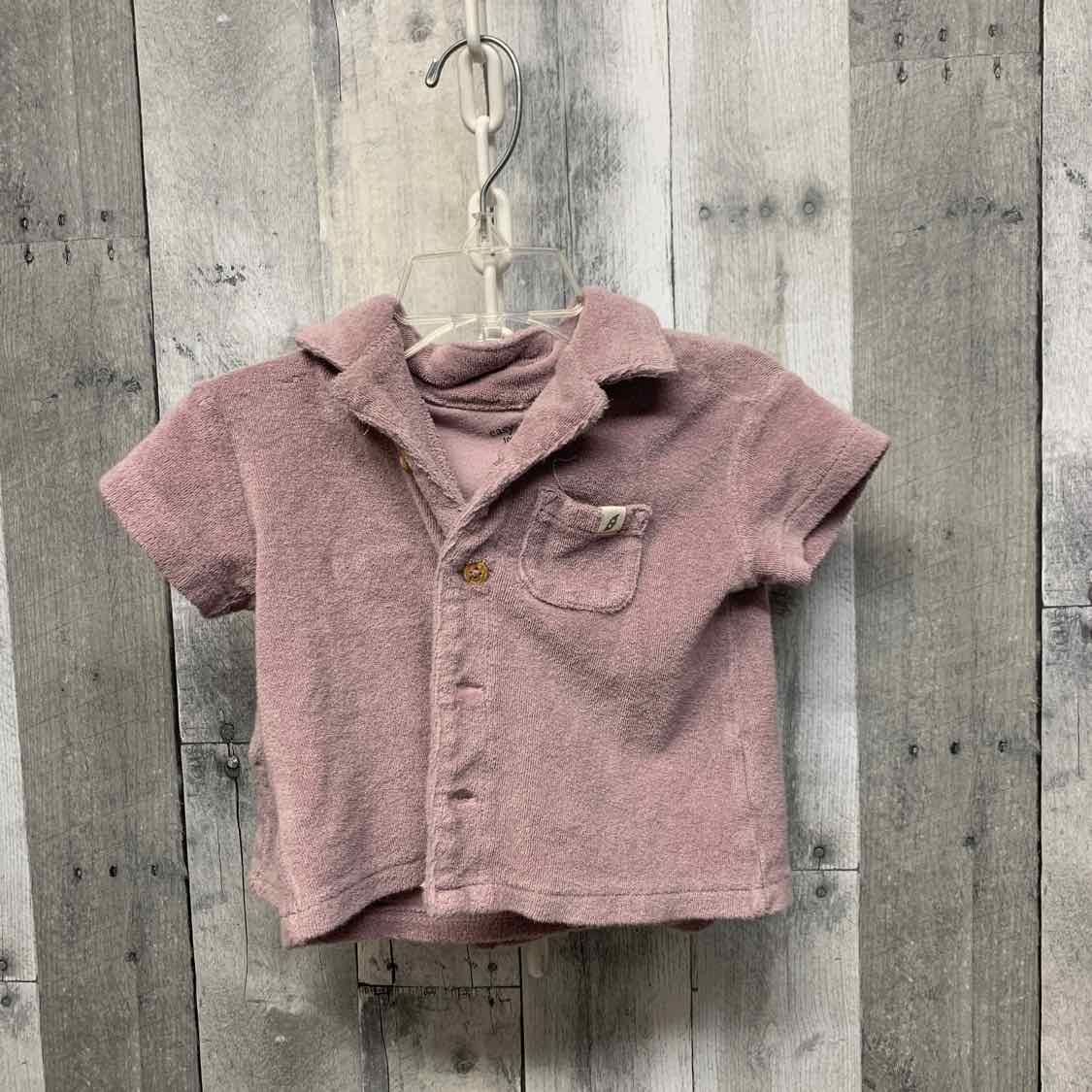Size 6-9 Months Purple Mid Brand Shirt/Shorts