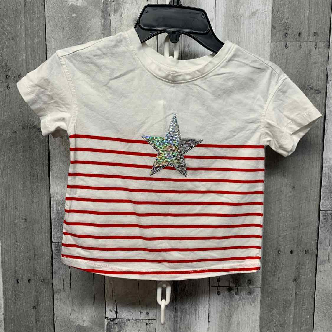 Size 5T White/Red Cat & Jack T Shirt