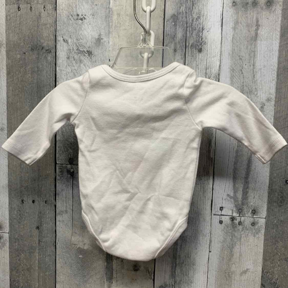 Size 3 Months White Graphic Baby Starters Bodysuit