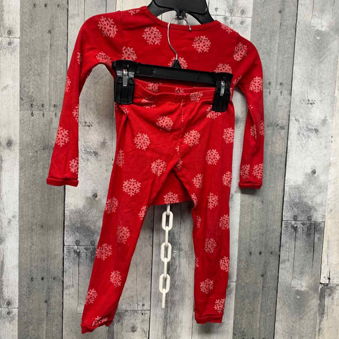 Size 4T Red/White Just One You 2pc PJs