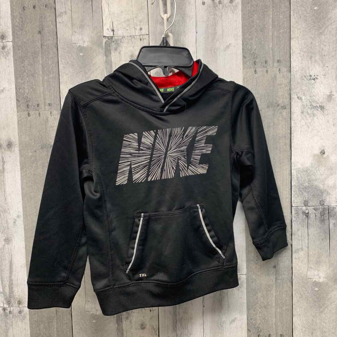 Size 5 Black Graphic Sport Brand Pull Over