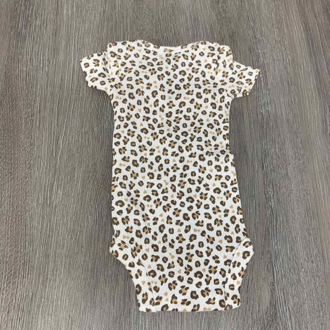 Size Preemie White Animal Print Child of Mine Bodysuit