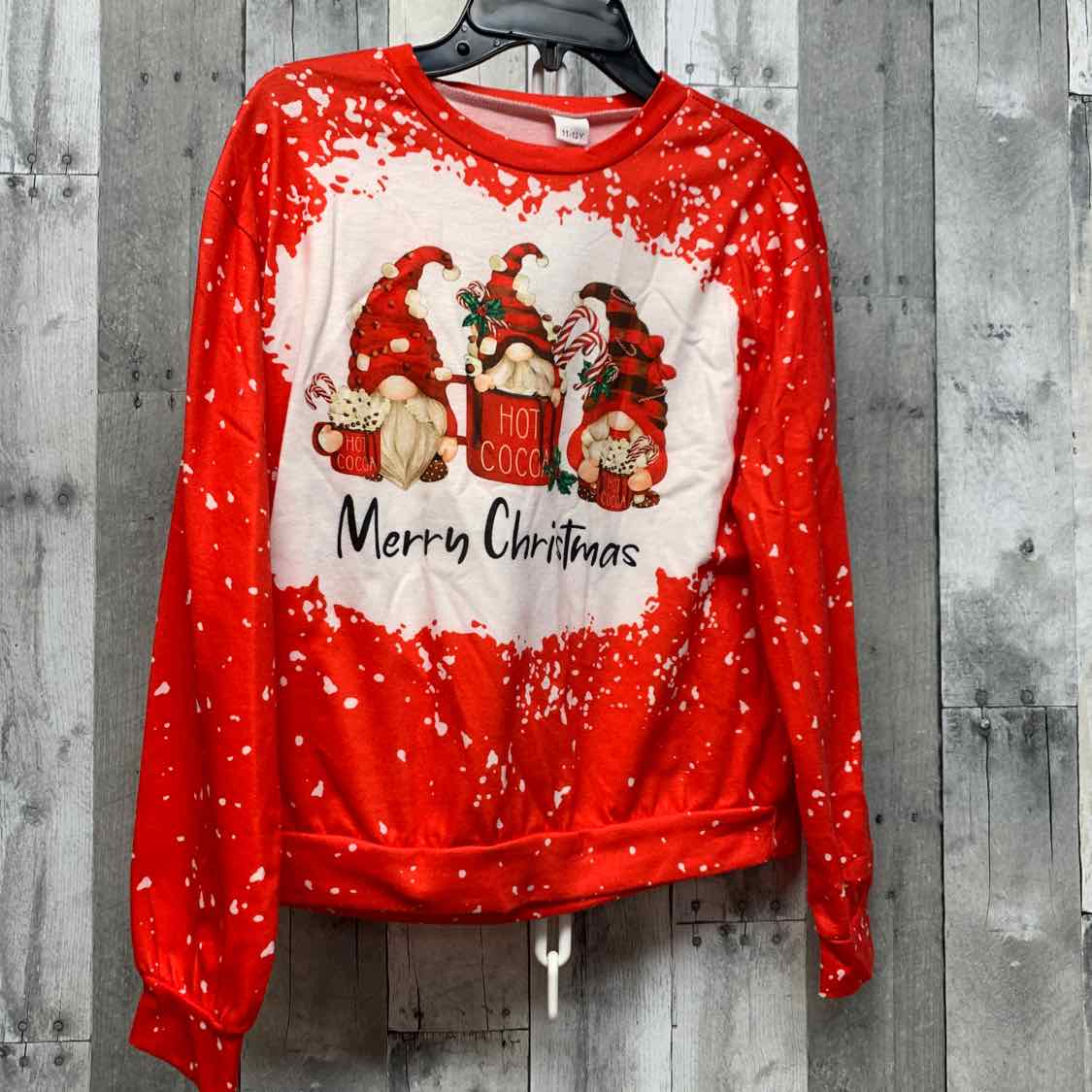 Size 11/12 Red Boutique Brand Long Sleeve Shirt