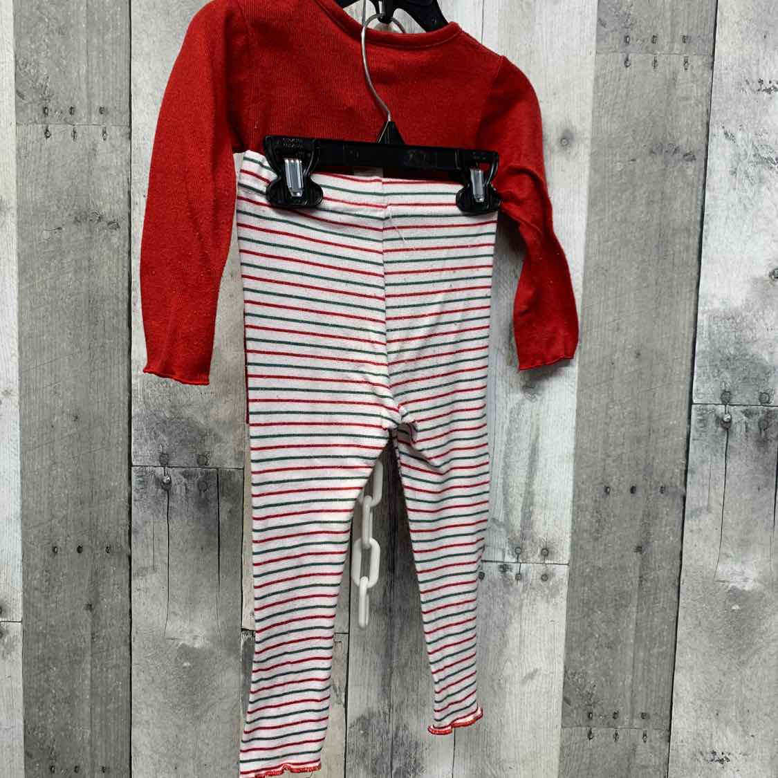 Size 18 Months Red/Green B Brand 2pc PJs