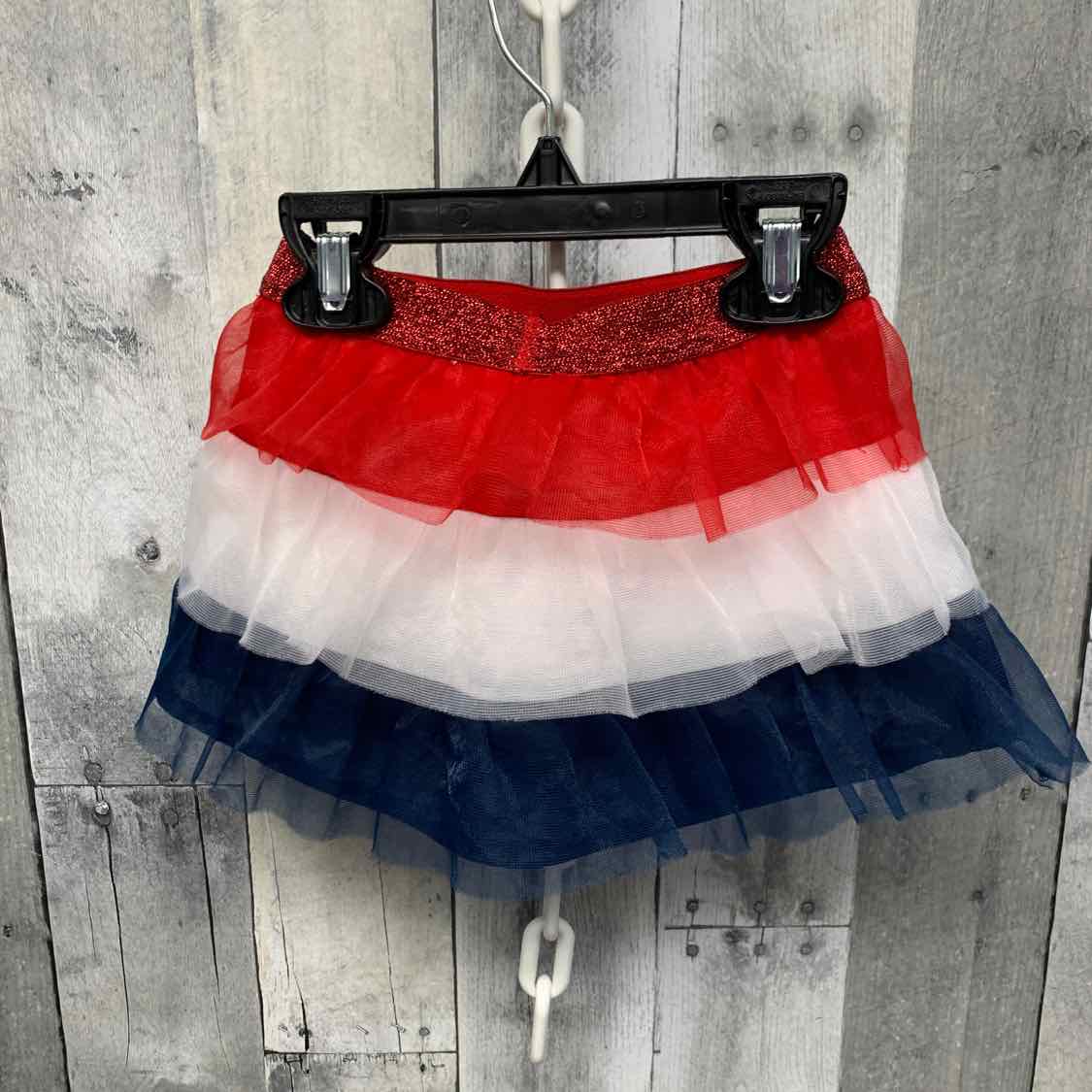 Size 18 Months Red/White/Blue Holiday Brands Skirt - Athletic