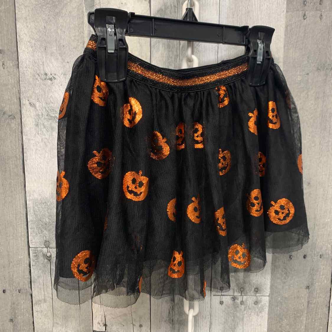 Size 6 Black/Orange Holiday Brands Skirt