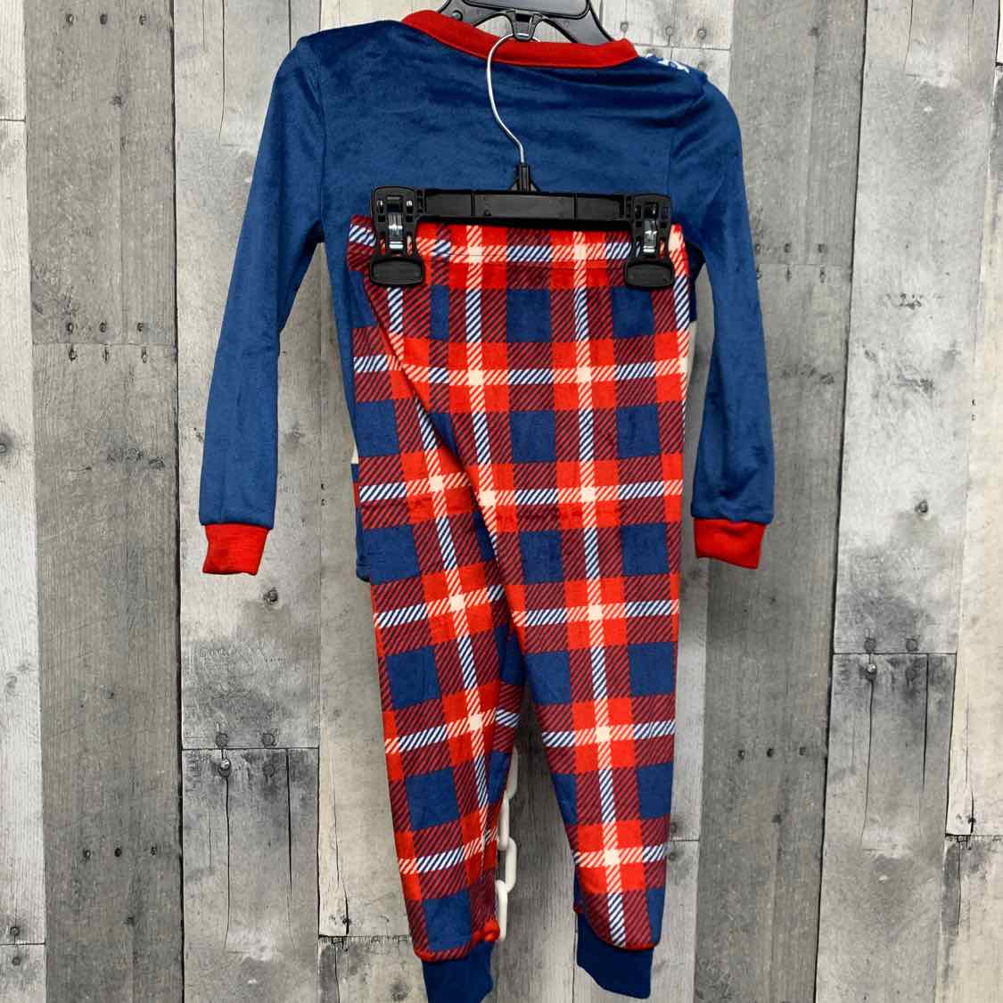 Size 3T Blue/Red Hot Wheels 2pc PJs