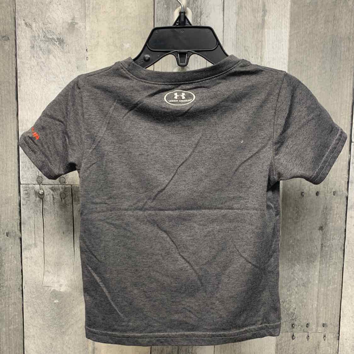 Size 12 Months Gray/Red Sport Brand T Shirt