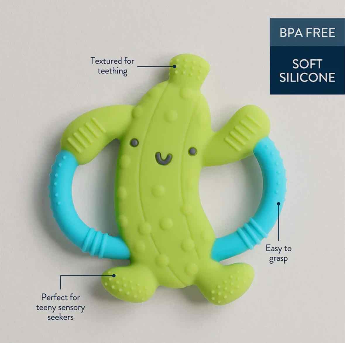 Itzy Ritzy Chew Crew Silicone Teether - More Options - OodlesCB