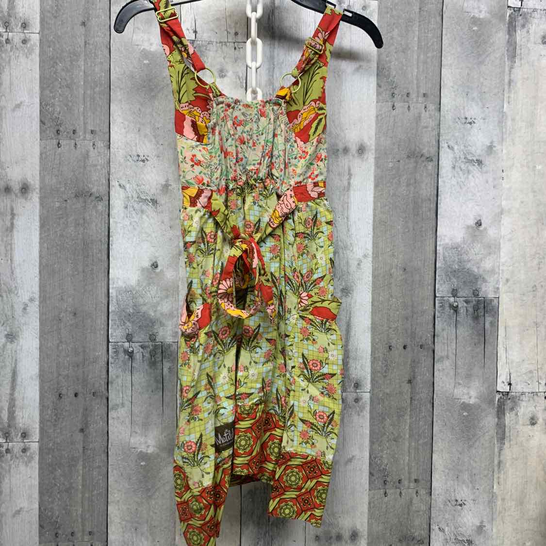 Size 6 Green/Red Matilda Jane Dress