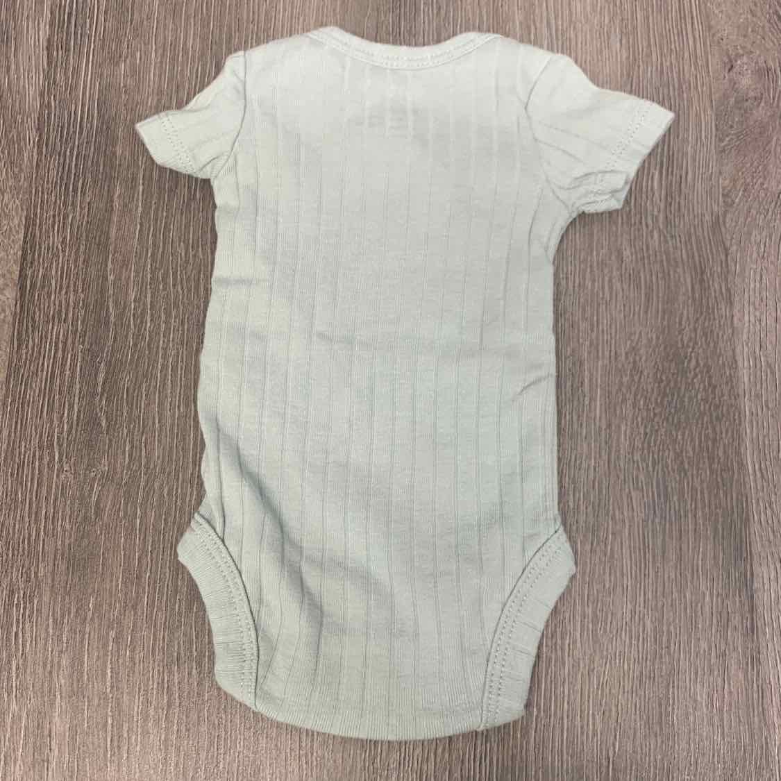 Size Preemie Green Child of Mine Bodysuit