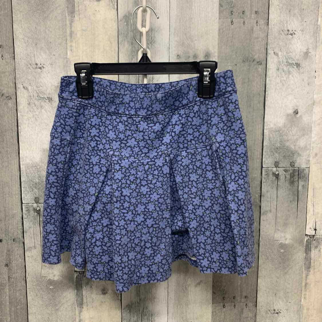 Size 14 Blue Floral Print Carter's Skirt - Athletic