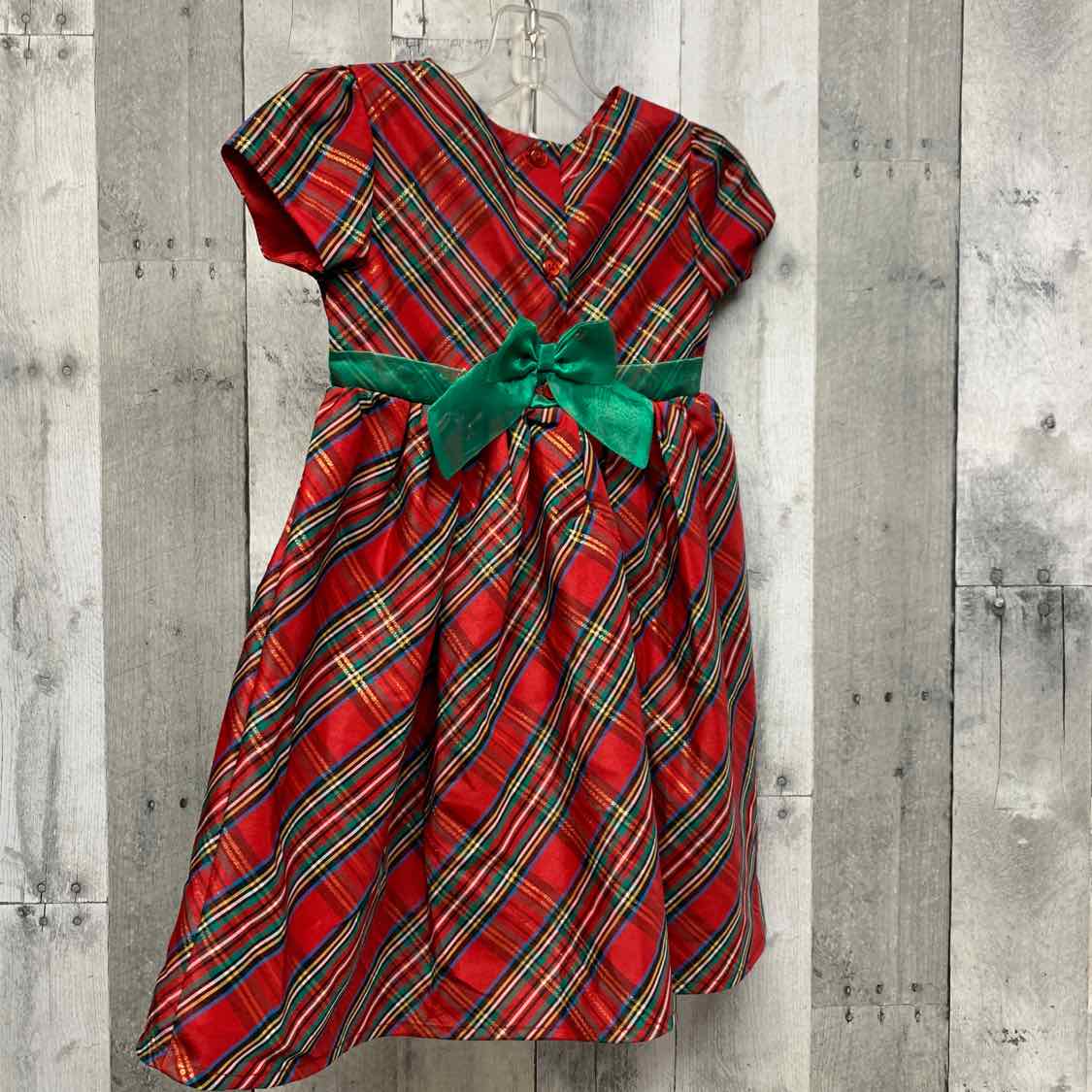 Size 4 Red/Green Blueberi Boulevard Dress - Party