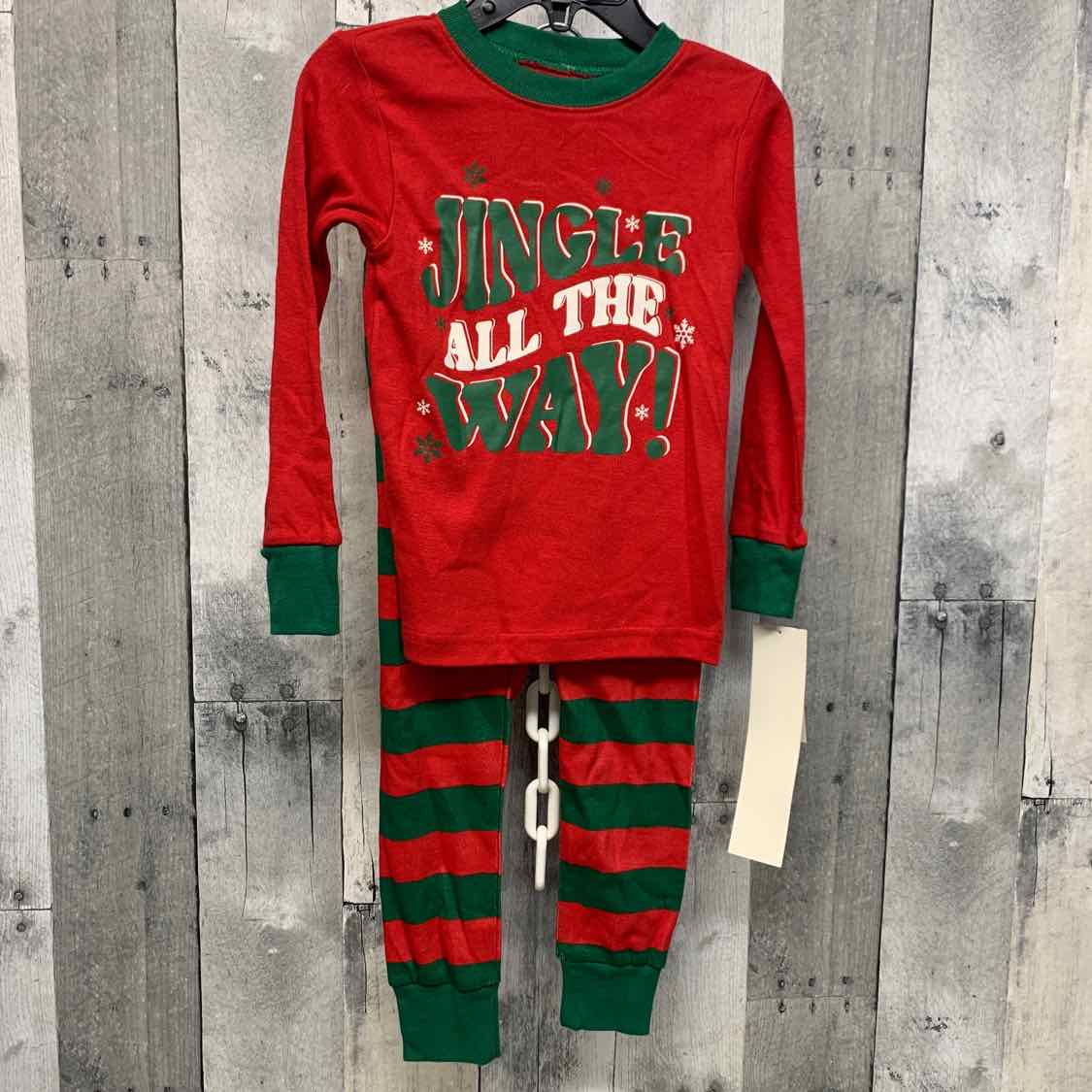 Size 2T Red/Green Carter's 2pc PJs