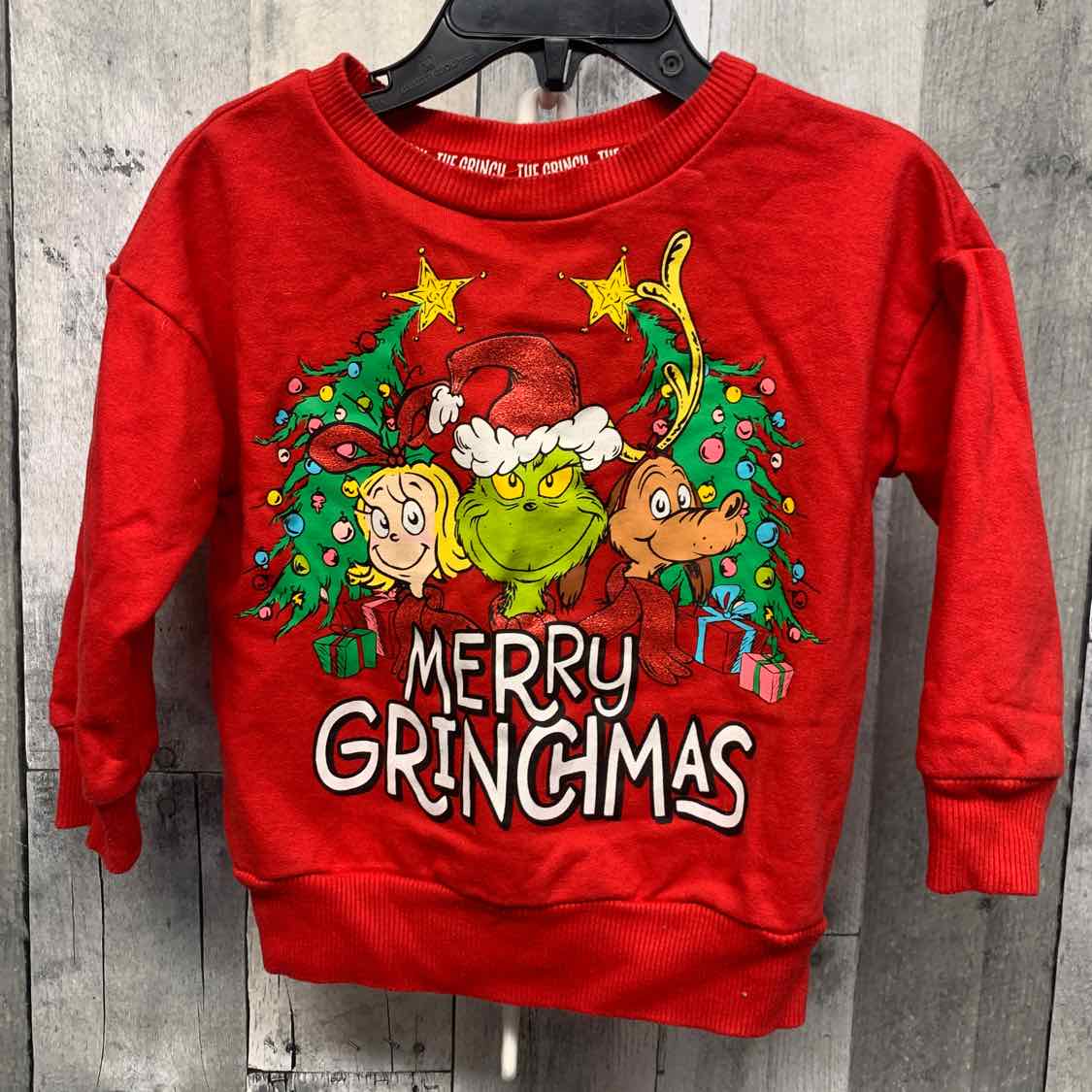 Size 2T Red/Green Dr Seuss Pull Over