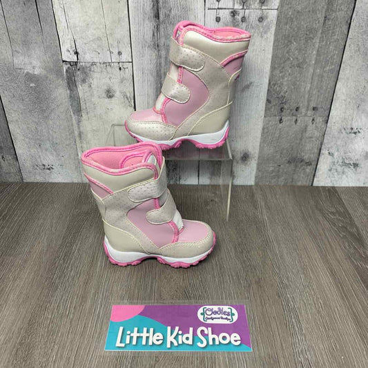 Size 5 Pink/White Disney Snow Boots
