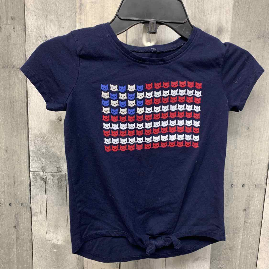 Size 5 Navy Graphic Jumping Beans T Shirt