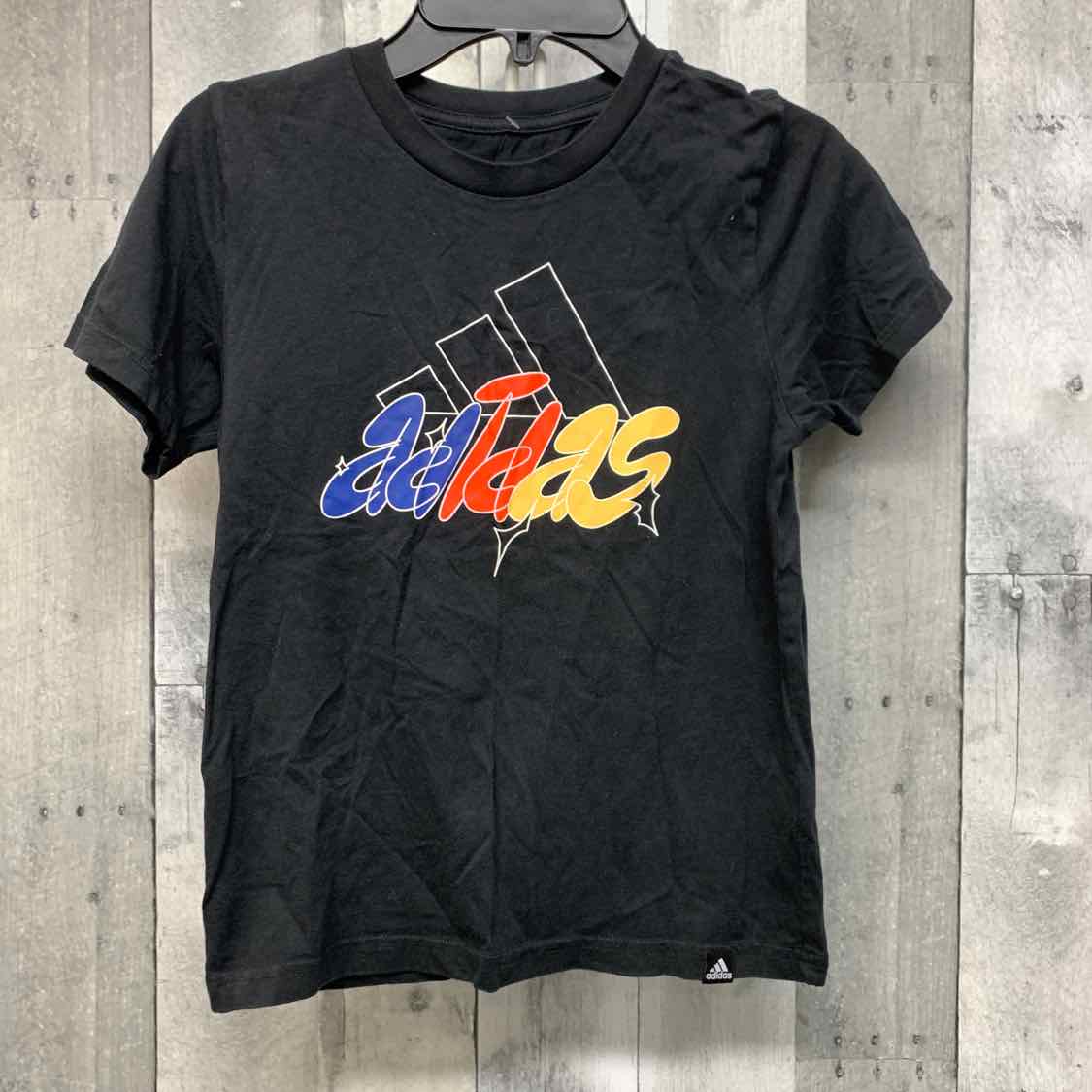 Size 8 Black Graphic Sport Brand T Shirt