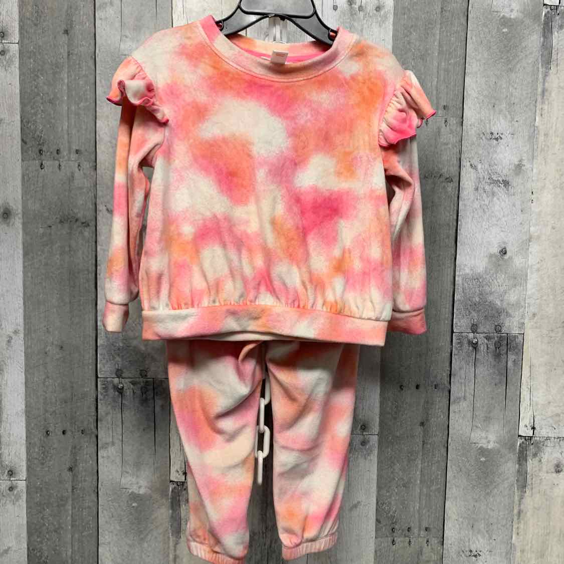 Size 3T Pink Print Cat & Jack Shirt/Pants