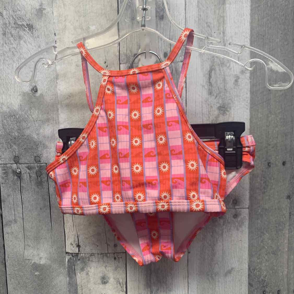 Size 8 Red/Pink Name Brand Swim Suit - 2pc+