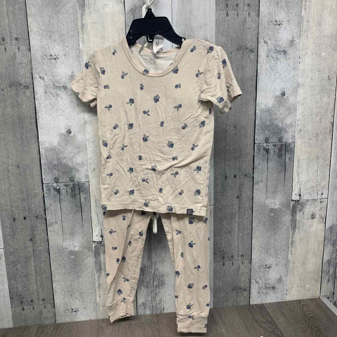 Size 3T Tan Print Modern Moments by Gerber 2pc PJs