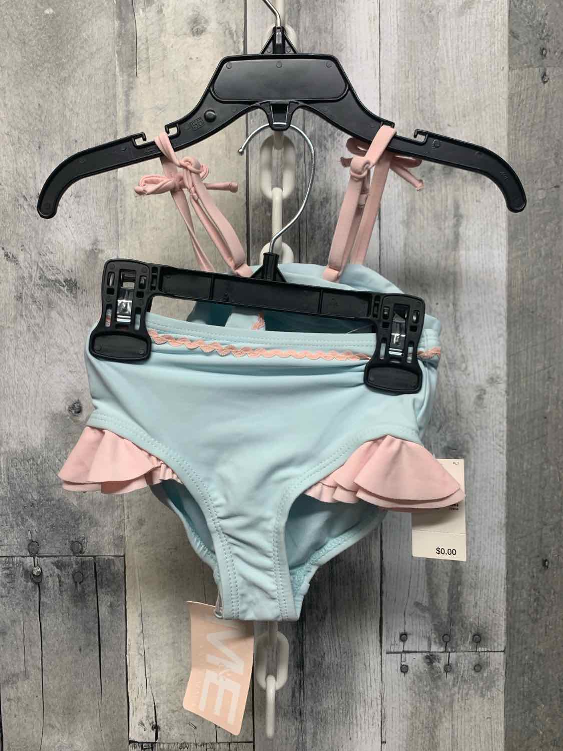 Size 12 Months Blue/Pink B Brand Swim Suit - 2pc+