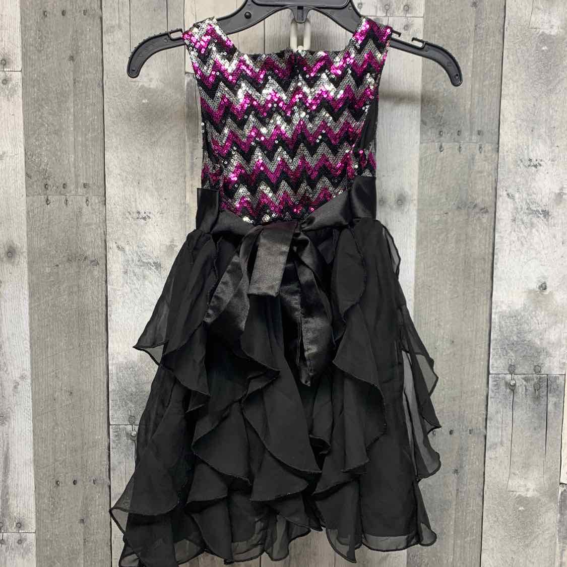 Size 6 Black/Purple American Princess Dress