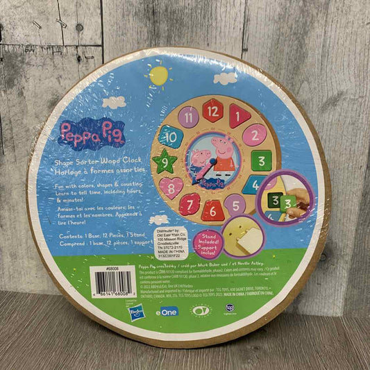 Peppa Pig Red/Blue Wooden Puzzle