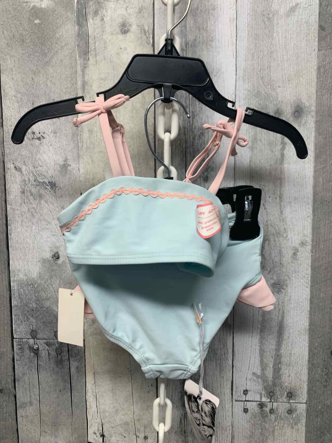 Size 12 Months Blue/Pink B Brand Swim Suit - 2pc+