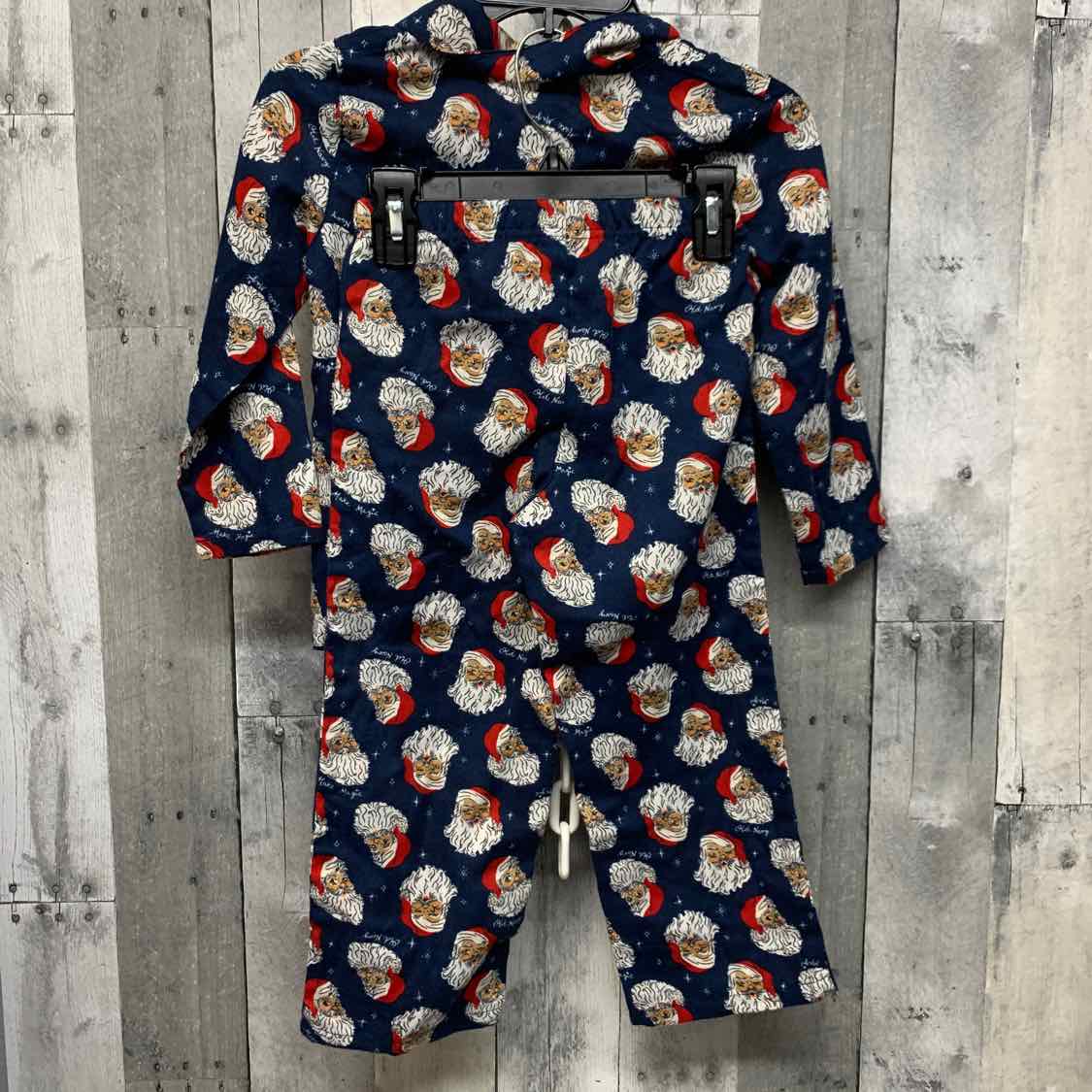 Size 4T Navy Print Old Navy 2pc PJs