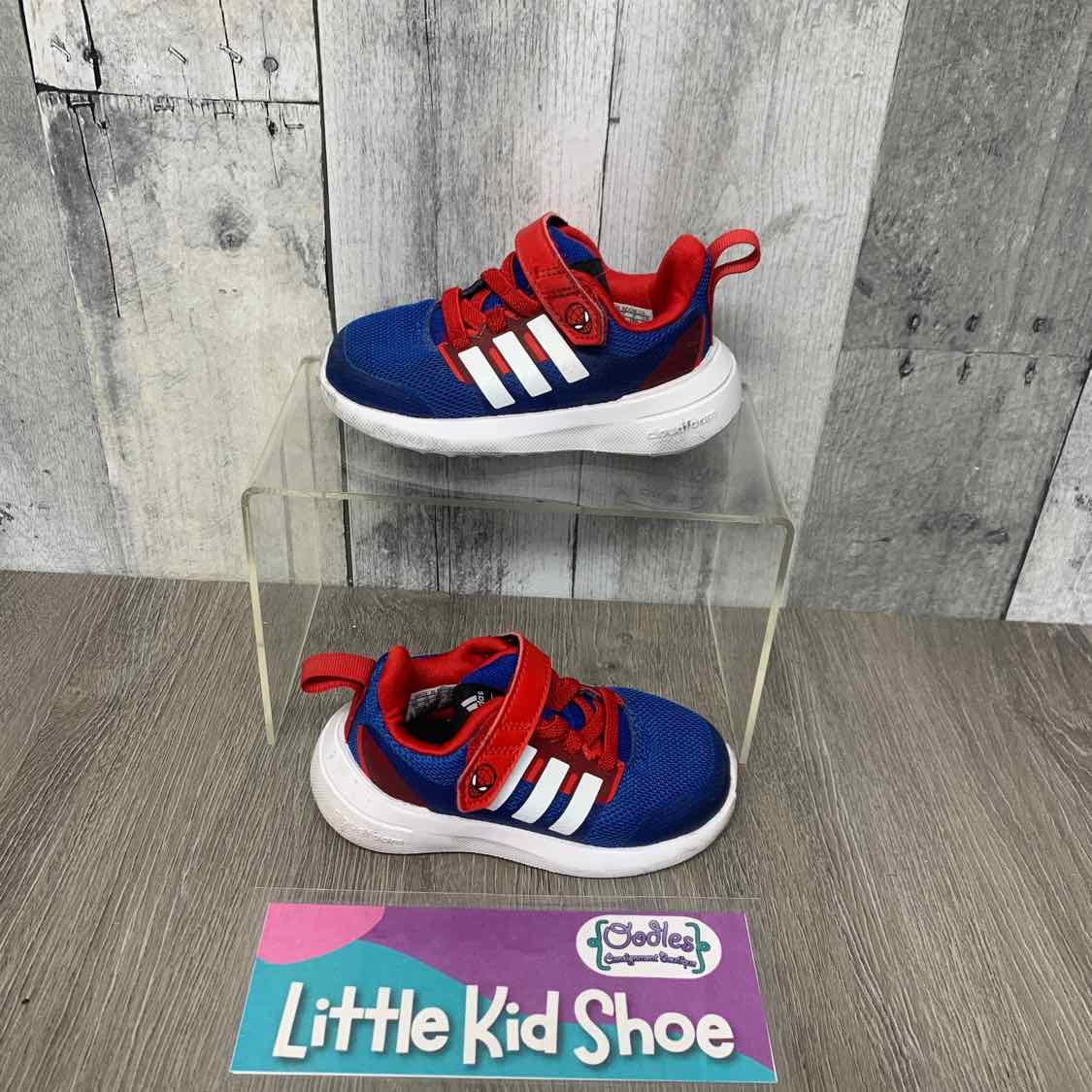 Size 5 Red/Blue Sport Brand Sneakers