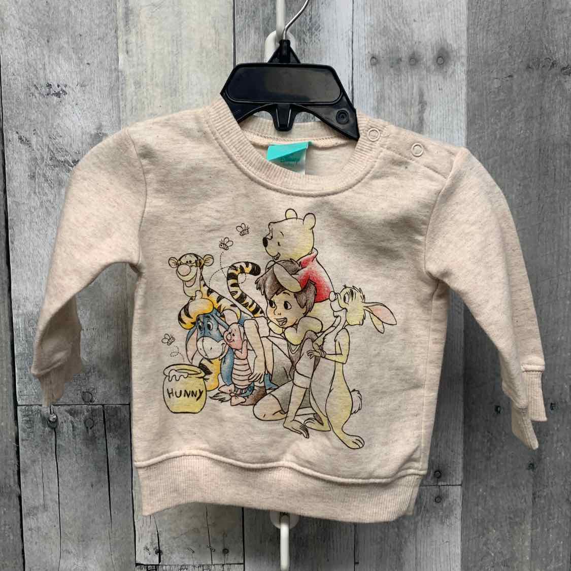 Size 0-3 Months Tan Print Disney Pull Over