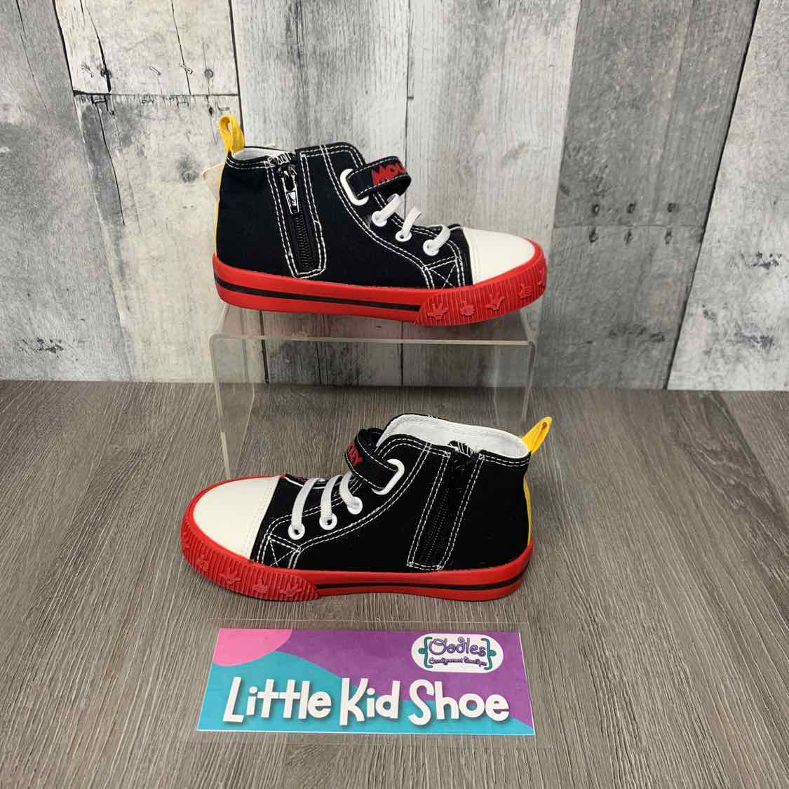 Size 10 Black/Red Disney Sneakers