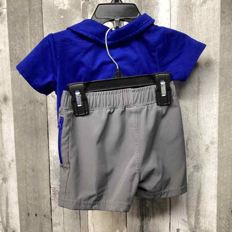 Size 9 Months Blue/Gray Champion Shirt/Shorts