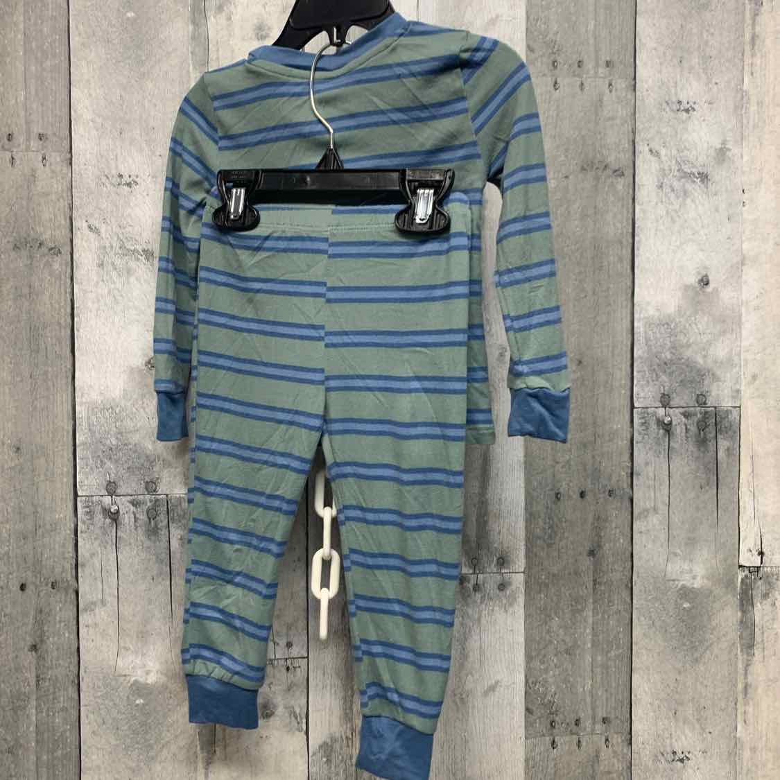 Size 18 Months Green/Blue B Brand 2pc PJs